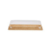 Paper Sushi Containers With Clear Lid - hotpackwebstore.com - Kraft Sushi Containers